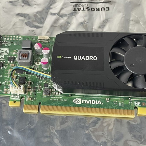 NVIDIA Quadro K620 2GB DDR3 PCIe graphics card used, Dell workstation GPU CAD DVI DisplayPort