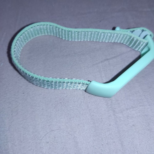 Fabric strap for Mi Band 5 and Mi Band 6 used, mint green