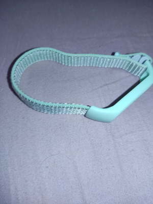 Fabric strap for Mi Band 5 and Mi Band 6 used, mint green