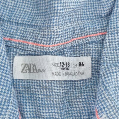 Zara boys' dress shirt like new, size 2 years