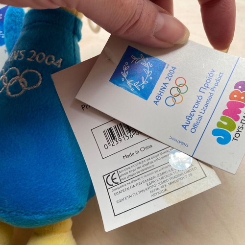 Phoebus and Athena collectible mascots Athens 2004 Olympics new