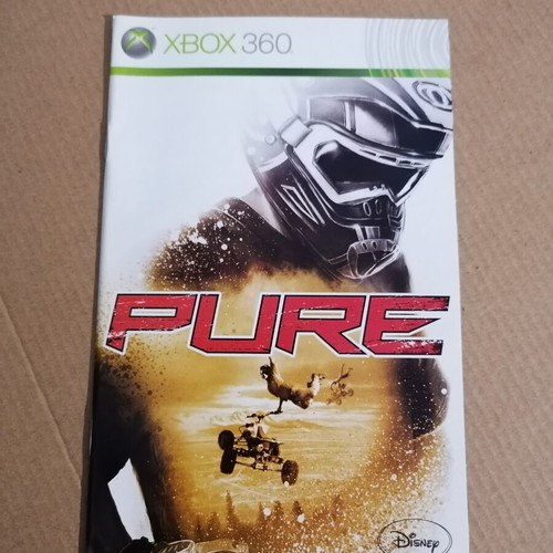 Pure Xbox 360 game manual in English and 5 other languages