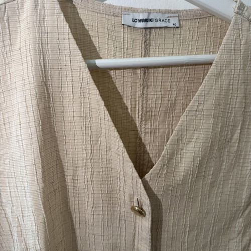 LC Waikiki Grace sleeveless top size 40 like new beige