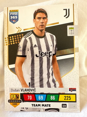 Κάρτα Dusan Vlahovic Panini FIFA 365 #324 μεταχειρισμένη