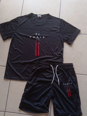 Paris sportswear set black like new by H&M