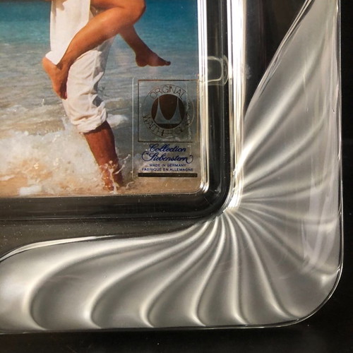 Crystal embossed large photo frame from Germany unused