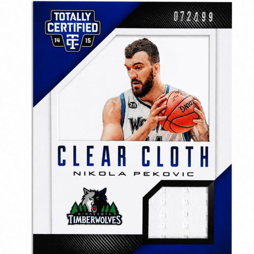 Nikola Pekovic Patch Totally Certified 2014-15 Minnesota Timberwolves Panathinaikos
