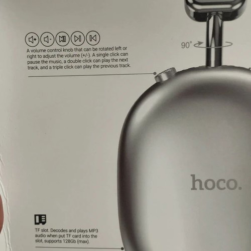 Hoco W35 Max Hybrid Headphones new with 800mAh battery and 90 hours