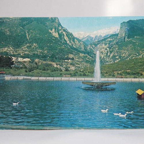 Olympus postcards used, set of 2