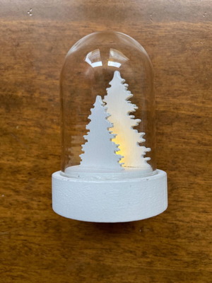 Christmas tree with light new