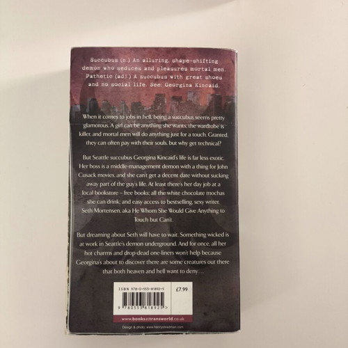Succubus Blues book like new, English fantasy fiction