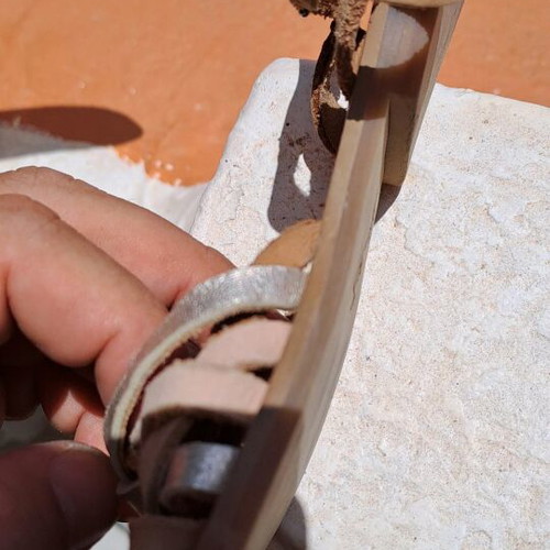 H&M sandals used, size 26, beige