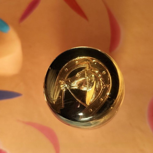 Vintage Gear Shift Knob Gold Horse Used for Fiat Lada BMW