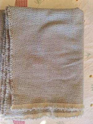 Fine woolen fabric gray checkered