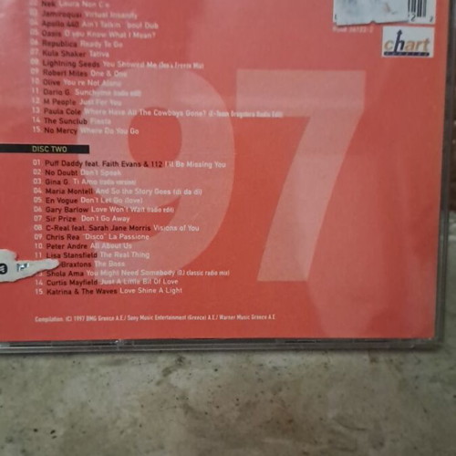 97 Number One Hits CD like new, pop, 2 discs