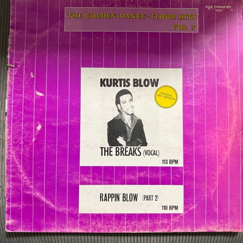 Kurtis Blow The Breaks / Rappin' Blow vinyl used
