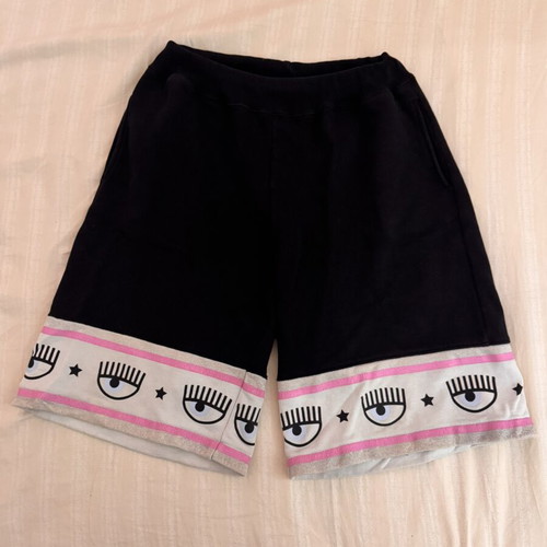 Chiara Ferragni Bermuda shorts size S like new, black and pink
