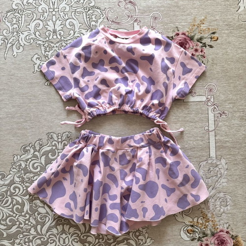 Mirabelle KidsCollection girls' set size 3-4 like new, pink and purple
