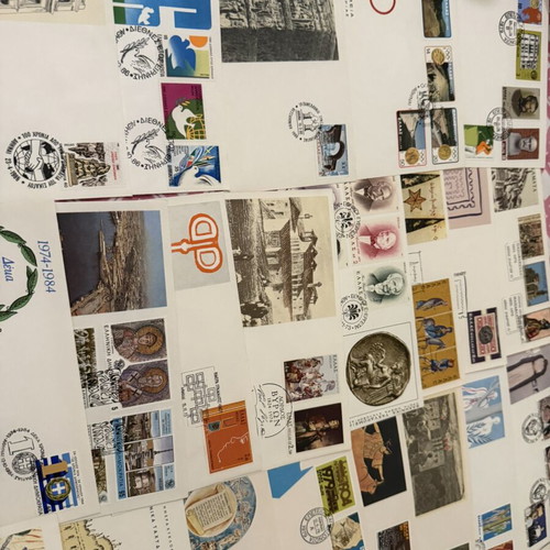 First Day Covers pack of 140, 80s-90s Greece