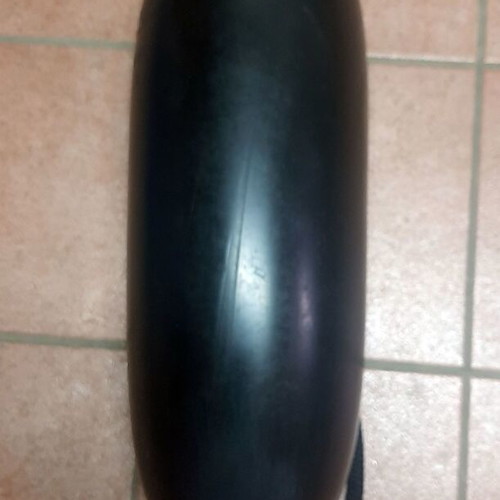 Boat fender Polyform black used, made in Norway, 63 cm