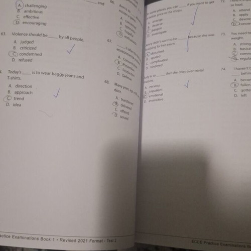 ECCE Michigan English Exam Books used with companion and students book