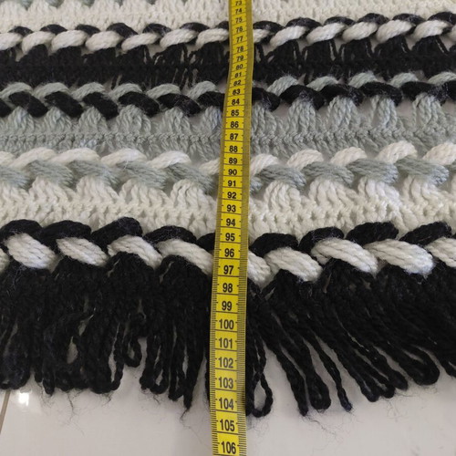 Single knitted blanket 1.05×2.05m like new