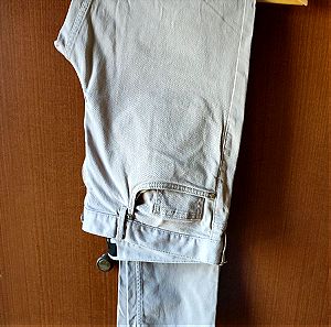 H&M Υφασμάτινο παντελόνι μπεζ