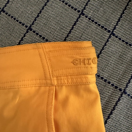 Chiemsee men's long swim shorts size S new, blue and orange
