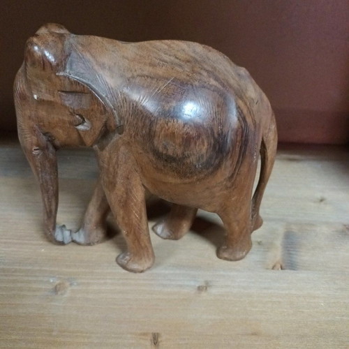 South African wooden elephant like new