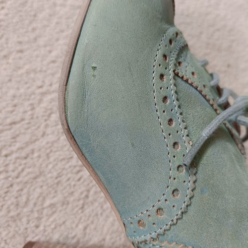 Oxford shoes by Office size 38 mint green like new
