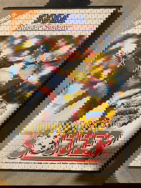 Sega master system Ultimate soccer χώρος οδηγίες