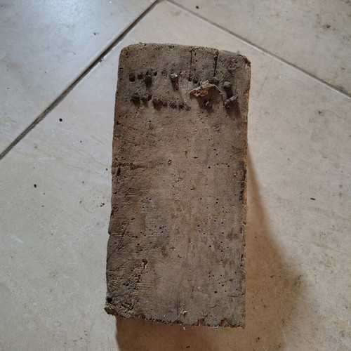 Antique wool comb tool restored