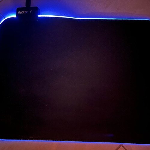 RGB MousePad NOD used, black with RGB lighting
