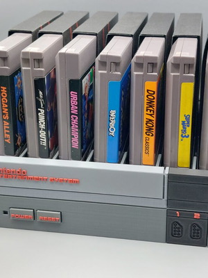 Βάση αποθήκευσης NES καινούργια για 7 κασέτες Nintendo