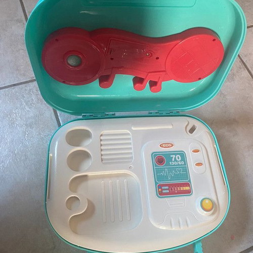 Portable children's medical kit used
