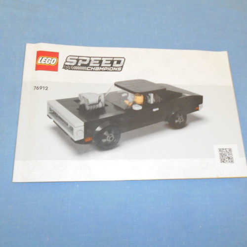 Lego 76912 instruction booklet used