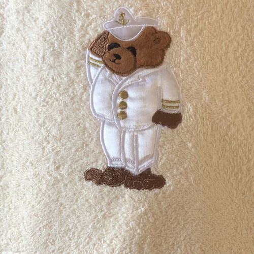 Children's gift towel new with teddy bear design in gift packaging