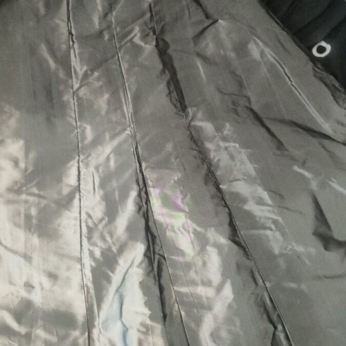 Vintage skirt 100% silk Made in Italy like new, silver