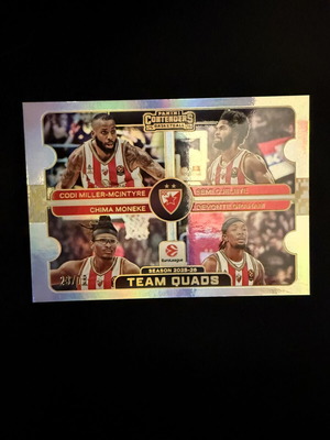 Euroleague 2025-26 Team Quads Crvena Zvezda new