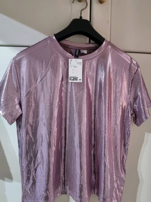 H&M blouse new, pink-purple, one size