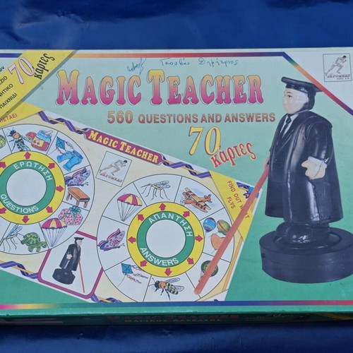 Magic Teacher board game used, Dromeas Toys