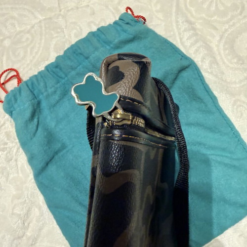 Tous leather crossbody bag like new, black and beige