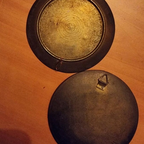 Cloisonné wall plates pack of 4 like new, enamel decoration