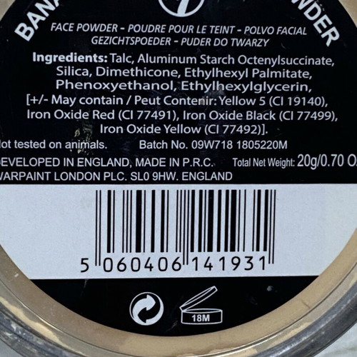 Essence & W7 face powders like new for matte finish