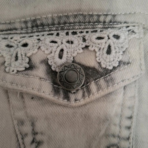 Orchestra sleeveless denim vest gray like new, size 140 cm