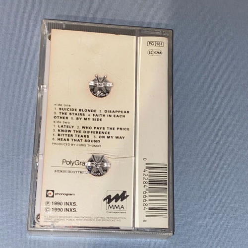 INXS and Simple Minds cassettes like new, rock