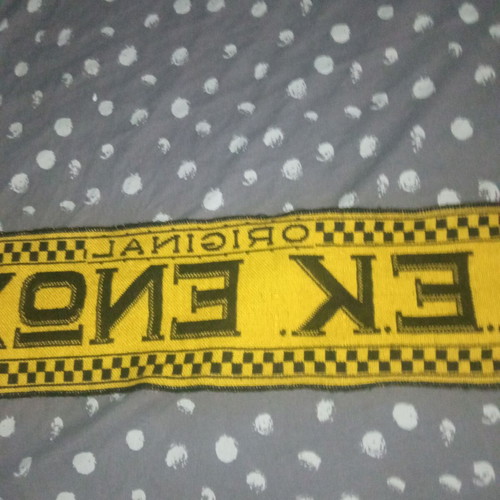 Vintage AEK Enosi collectible scarf used