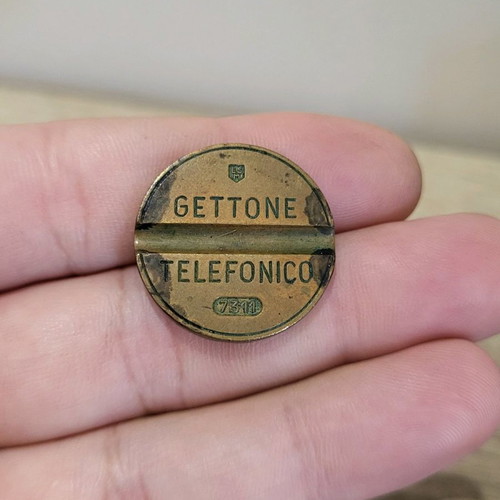 Gettone telefonico 7311 used, set of 2 pieces