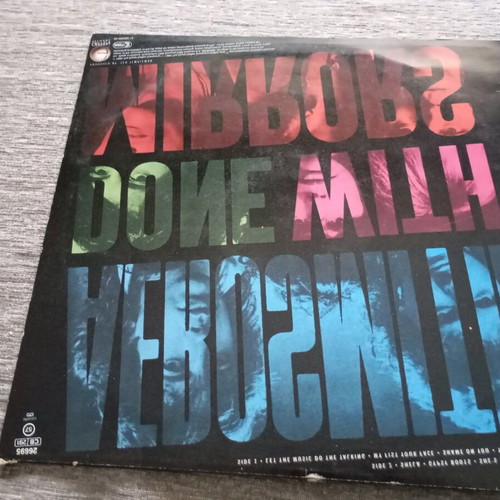 Aerosmith Done With Mirrors LP album like new, rock