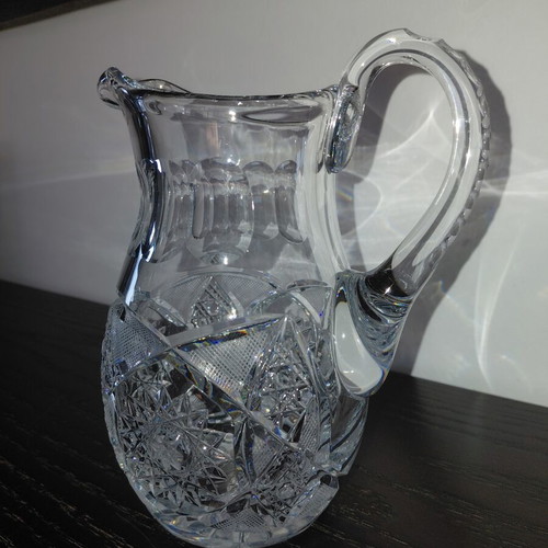 Crystal pitcher height 15cm new